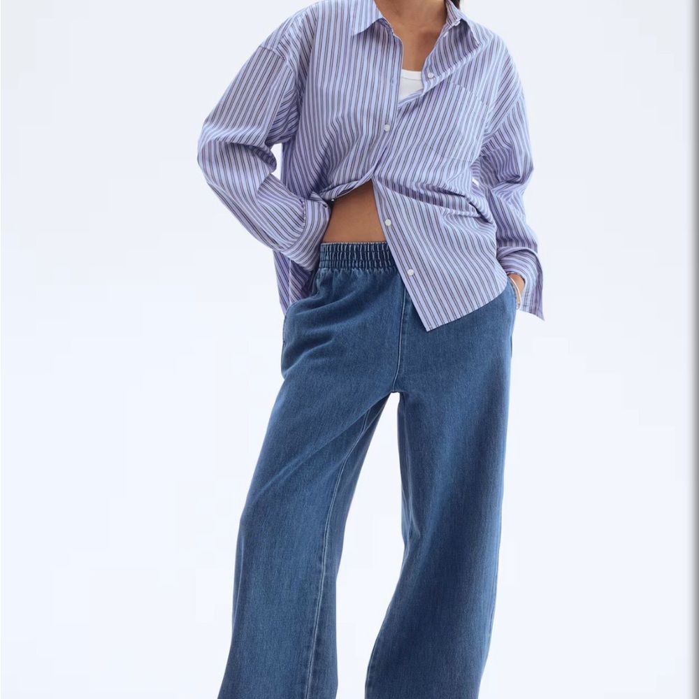 H&M Pull-on denim trousers